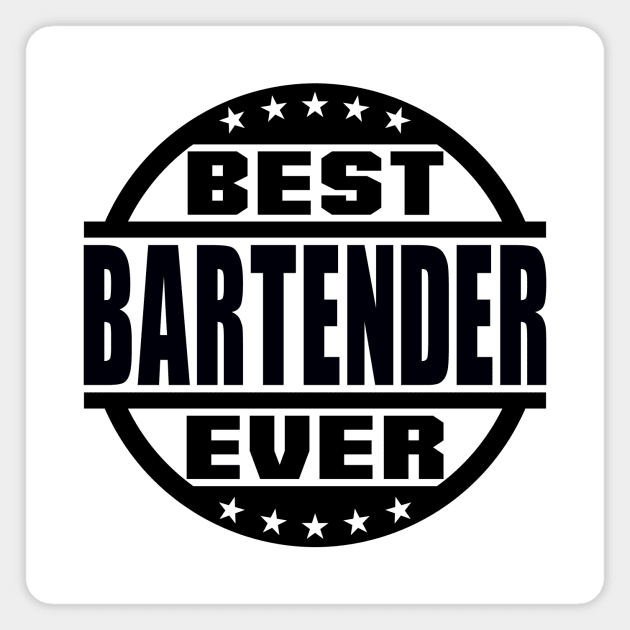 Best Bartender Ever Magnet by colorsplash